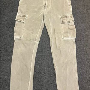 Green / beige James Perse Cargo Pants